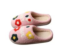 Generico Ciabatte Casa Donna Caldo Comode Peluche Ciabatte Da Camera Leggere Morbide Antiscivolo Pantofole Da Casa Termiche Elegante Ospiti Sliders Memory Foam Fluffy Semichiuse Slippers Da Camera