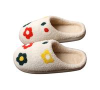Generico Ciabatte Casa Donna Caldo Comode Peluche Ciabatte Da Camera Leggere Morbide Antiscivolo Pantofole Da Casa Termiche Elegante Ospiti Sliders Memory Foam Fluffy Semichiuse Slippers Da Camera