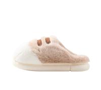 Generico Ciabatte Chiuse Invernali da Interno ed Esterno, Suola Morbida, Scarpe Calde con Finta Pelle per Il Massimo Comfort e Un Abbigliamento Accogliente per la casa (Khaki, 42)