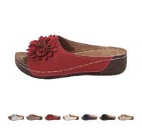 Generico Ciabatte con Plantare Ortopedico Donna Moda Sandals Aperte Antiscivolo Gomma Suole Ciabatte Supporto Arco Casual Scarpe Trekking Camminata Shoes Spiaggia Piscina Aperte Mare