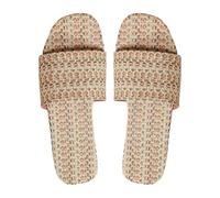 Generico Ciabatte Da Mare Donna Fascetta Larga Comodi Spiaggia Estive Casual Leggere E Comode Donna Intrecciate Con Una Sola Parola Sandali Ortopedici Zeppa Casa Anatomiche Oro Zeppe Estiva