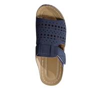 Generico Ciabatte Donna Eleganti Estive e rotonda, una parola, da indossare all'esterno, nuovi sandali estivi da donna di grandi dimensioni, pantofole alla per Spiaggia e Vacanze estive per (Blue, 36)