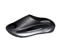 Generico ciabatte donna estive comode ciabatte da mare Modello piatto a suola spessa, multiuso per casa, esterni e ambienti acquatici, stile casual.(Grigio scuro36)
