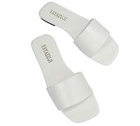 Generico Ciabatte Donna Estive Eleganti Pantofole Comode Casual Sandali Antiscivolo in Gomma Sandalo con Punta Aperta Traspiranti Piscina Mare Sandali da Spiaggia Casa Ortopediche