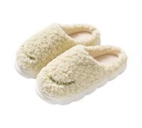 Generico Ciabatte Donna Invernali Morbide Peluche Caldo Pantofole Da Casa Pelose Comode Leggere Ciabatte Da Camera Fluffy Lavabili Ospiti Sliders Memory Foam Semichiuse Silenziose Slippers Da Camera
