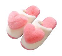 Generico Ciabatte Donna Invernali Pelosa - Ciabatte da Casa Cartone Scarpe Scamosciate Unisex Pantofola Memory Foam Ciabatte Ortopediche Donna Comode Shoes Eleganti Famiglia