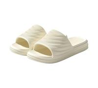 Generico ciabatte estive donna infradito piscina donna Comodo e sicuro, suola antiscivolo. Adatto per uso domestico e spazi all'aperto.(Beige36)_2