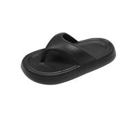 Generico ciabatte mare donna,pantofole donna,Ciabatte infradito da in spesse,antiscivolo,morbide,per esterni,interni,spiaggia,piscina,estate Ciabatte Gel Riposante(Black,36)