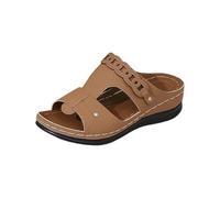 Generico Ciabatte Ortopediche Donna Estive Antiscivolo Comodi Sandali Con Zeppa Eleganti Casual Ciabatte Ortopediche Piede Piatto Leggeri Sportivi Scarpe Estive Aperte Piscina Mare Pantofole Spiaggia