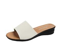 Generico Ciabatte Sneakers Donna Slip On Leggere Comode Pantofole Eleganti Casual Ciabatte Piscina Donna Sneakers Sanitarie in Morbido per Spiaggia e Tempo Libero (Beige, 41)