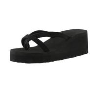 Generico Ciabatte Sneakers Donna Slip On Leggere Comode Pantofole Eleganti Casual Ciabatte Piscina Donna Sneakers Sanitarie in Morbido Sandalo Spiaggia Mare (Black, 38)