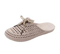 Generico Ciabatte Sneakers Donna Slip On Leggere Comode Sandali Mare Estivo Ciabatte Piscina Donna Sneakers Sanitarie in Morbido Sandalo Spiaggia Mare (Khaki, 39)