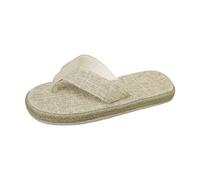 Generico Ciabatte Spugna Donna Ciabatte Squalo Bambina Pantofole Infradito da Spiaggia da Donna Pantofole Casual con Punta a Clip vuote Scarpe Basse Sandali Ciabatte Spugna Donna Ciabatte (Beige, 36)