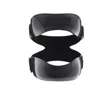 Generico Cinghia di Supporto rotuleo 1/2 Pezzi, stabilizzatore for tutore for Ginocchio tendineo, Giunto Regolabile for Corsa, Calcio, Escursionismo, Tennis(Black-1Pcs)