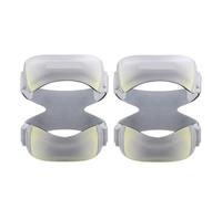 Generico Cinghia di Supporto rotuleo 1/2 Pezzi, stabilizzatore for tutore for Ginocchio tendineo, Giunto Regolabile for Corsa, Calcio, Escursionismo, Tennis(Gray-2Pcs)