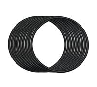 Generico Cinghia Elastica Universale for Motore Macchina da Cucire 2/4/6/8/10 Pezzi 13"-15" for Accessori for Macchine domestiche(10Pcs Yellow,10-13)