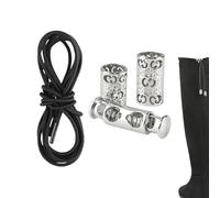 Generico Cinghie Di -bootstrap Di Di, Design Skidproof Design Non Slip Over-the-gnee Cinghie Di Stivali Alti, 1 Coppia Regolabile Elastico Comodo Regolabile, Non Cadere Per Le Donne