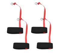 Generico Cinghie elastiche per guanti da sci, Cinghie da polso per guanti da sci - da polso porta - 4X Guanti sportivi Cinturini Cordino da, Guanti da Manette, per alpinismo e