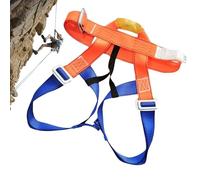 Genérico Cintura in vita per arrampicata su roccia, attrezzatura per la corda in corda doppia Cintura di sicurezza per allenamento all'aperto a metà corpo | Uomini di alpinismo spessi e comodi