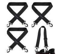 Generico Cintura Portascarponi da Sci - 4 Pezzi Spallacci in Nylon per Pattini - Porta Sci E Attrezzatura,per attività All'aperto Invernali Snowboard Escursione in Montagna Campeggio