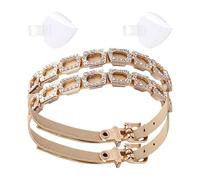 Generico Cinturino con alto - Cinturino alla caviglia con strass rimovibile, tenuta sicura | per scarpe alla Unità per donne Ragazze Adulti Abito da celebrazione Ballo da ballo Evento sera