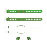 Generico Cinturino da polso in morbido silicone per braccialetto smart Hume Band: resistente al sudore, antigraffio, antiurto e resistente alle cadute. Comodo accessorio per orologi (Matcha)