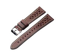 Generico Cinturino Design Ventilato 18 20 21 22MM Bracciale Ultra Sottile da Uomo Verde Marrone Grigio