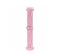 Generico Cinturino elastico, compatibile con Fitbit, braccialetti regolabili in nylon a 2 cinturini Versa for smartwatch Versa3/versa 4(W pink red,Fitbit versa 3 4)
