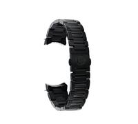 Generico Cinturino for orologio in acciaio inossidabile massiccio | Estremità curva da 22 mm/24 mm, compatibile con TAG Heuer Carrera