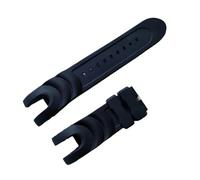 Generico Cinturino for orologio in gomma blu nero compatibile con Invicta Reserve Venom Watchband Bracelet Comodi accessori(Black)