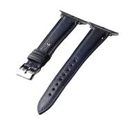 Generico Cinturino in pelle di pecora fatto a mano, compatibile con orologio da 49 mm, 45, 44, 42, 41, 40, in sottile Ultra2 S10 Girl(B Silver connector,41MM 40MM)