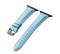 Generico Cinturino in pelle di pecora fatto a mano, compatibile con orologio da 49 mm, 45, 44, 42, 41, 40, in sottile Ultra2 S10 Girl(A Brack connector,S10 42mm)