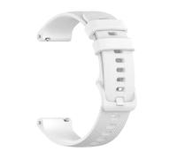 Generico Cinturino in silicone 20/22mm compatibile con cinturino sportivo Vantage V3 M2/M Grit X Pro Titan/braccialetto Ignite 3 2 Unite Pacer(White,20mm Wristband)