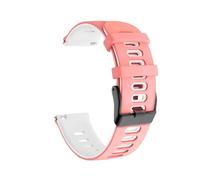 Generico Cinturino in silicone 20/22mm compatibile con cinturino sportivo Vantage V3 M2/M Grit X Pro Titan/braccialetto Ignite 3 2 Unite Pacer(Pink White,22mm Wristband)