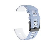 Generico Cinturino in silicone 20/22mm compatibile con cinturino sportivo Vantage V3 M2/M Grit X Pro Titan/braccialetto Ignite 3 2 Unite Pacer(Light blue White,20mm Wristband)