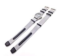 Generico Cinturino orologio Nylon esercito G10 khaki field compatibile con Hamilton militate pelle nylon 20 22 mm Verde Nero sabbia hamilton militare (20mm, Grigio)