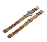 Generico Cinturino orologio Nylon esercito G10 khaki field compatibile con Hamilton militate pelle nylon 20 22 mm Verde Nero sabbia hamilton militare (20mm, Marrone)