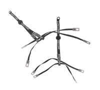 Generico Cinturino Regolabile per Mento del Casco di Sicurezza, Sottogola con Bloccaggio a Perlina, 2 Pezzi per Casco da Costruzione, Accessorio di Protezione per Uso in Edilizia e