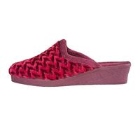 Generico Cinzia Soft ED13018 Pantofole Donna, Velour Bordeaux, Comfort con Suola Ergonomica, 37 EU