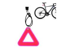 Generico Ciondoli Riflettenti,Accessorio di Sicurezza Triangolare Ad Alta visibilità per Bici | Segnali Riflettenti,per Spostamenti Quotidiani Corsa Outdoor Campeggio Escursioni Notturne