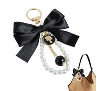 Generico Ciondolo a per Borsetta, Accessorio Decorativo di per Ciondoli, Ciondolo Auto Donna Con Catena Di Perle Dichiarazione, Adatto per Borsellino Zaino Cellulare Donne Uomini Ragazze Ragazzi