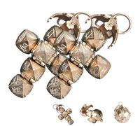 Generico Ciondolo a sfera trasformabile massonico mini, ciondolo massonico vintage, ciondolo sferico pieghevole, design trasformabile da sfera a croce. (2Pezzo)