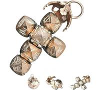 Generico Ciondolo a sfera trasformabile massonico mini, collana a sfera massonica vintage, design trasformabile, per amici, familiari, compleanni, lauree, vacanze, viaggi (1Pezzo)