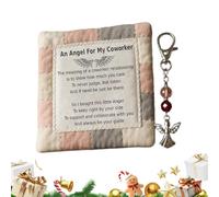 Generico Ciondolo Angelo | Decorazione Ricordo Realizzato A Mano - Portachiavi Commemorativo,per i Bambini gli Uomini le Donne la Famiglia la Casa il Viaggio la Vacanza la Borsa e lo Zaino