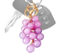 Generico Ciondolo Da Portachiavi Per Borsa,Uva Morbida 3D - Portachiavi E Decorazione Per Automobile,Per Adolescenti Uomini Donne Appassionati Viaggio Casa Uso Quotidiano Festa Compleanno Vacanza