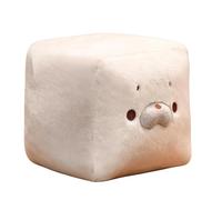 Generico Ciondolo per Borsa - Ornamento Da Tavolo Cubo Bianco,Modello Cubo Bianco in Peluche | per Donne, Bambini, Ragazzi, Ragazze, Adulti, Scrivania, Camera da, Soggiorno, Casa