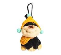 Genérico Ciondolo Per Borsa - Ornamento Di Peluche Ape Cane Scuola Per Zaino, Accessorio Per Zaino Portachiavi Decorazione Regalo Compleanno Natale Moda, b, Consulte la descripción