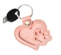 Generico Ciondolo Portachiavi Pellet di Pelo per Cani - Pendente in Pelle per Borsa - Charm da Collezione per Adulti Bambini Zaino Borsa Regalo Natale Compleanno