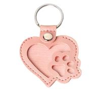 Generico Ciondolo Portachiavi Pellet di Pelo per Cani,Supporto Chiavi In Pelle Per Borsa - Charm da Collezione per Adulti Bambini Zaino Borsa Regalo Natale Compleanno