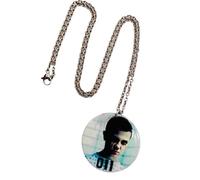 Generico Ciondolo Undici Compatibile con Stranger Th Catena Acciaio Inox Color Silver Ispirato Serie Tv Gadget Accessori Auto Idea Regalo Sottosopra Hawkins Fantasy Cosplay